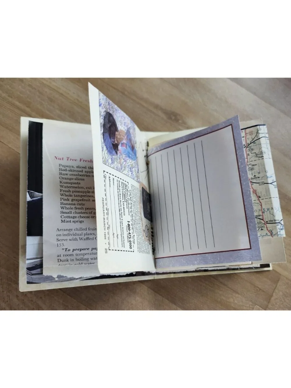 Junk Journal Handmade 80 pages Pocket Sized
